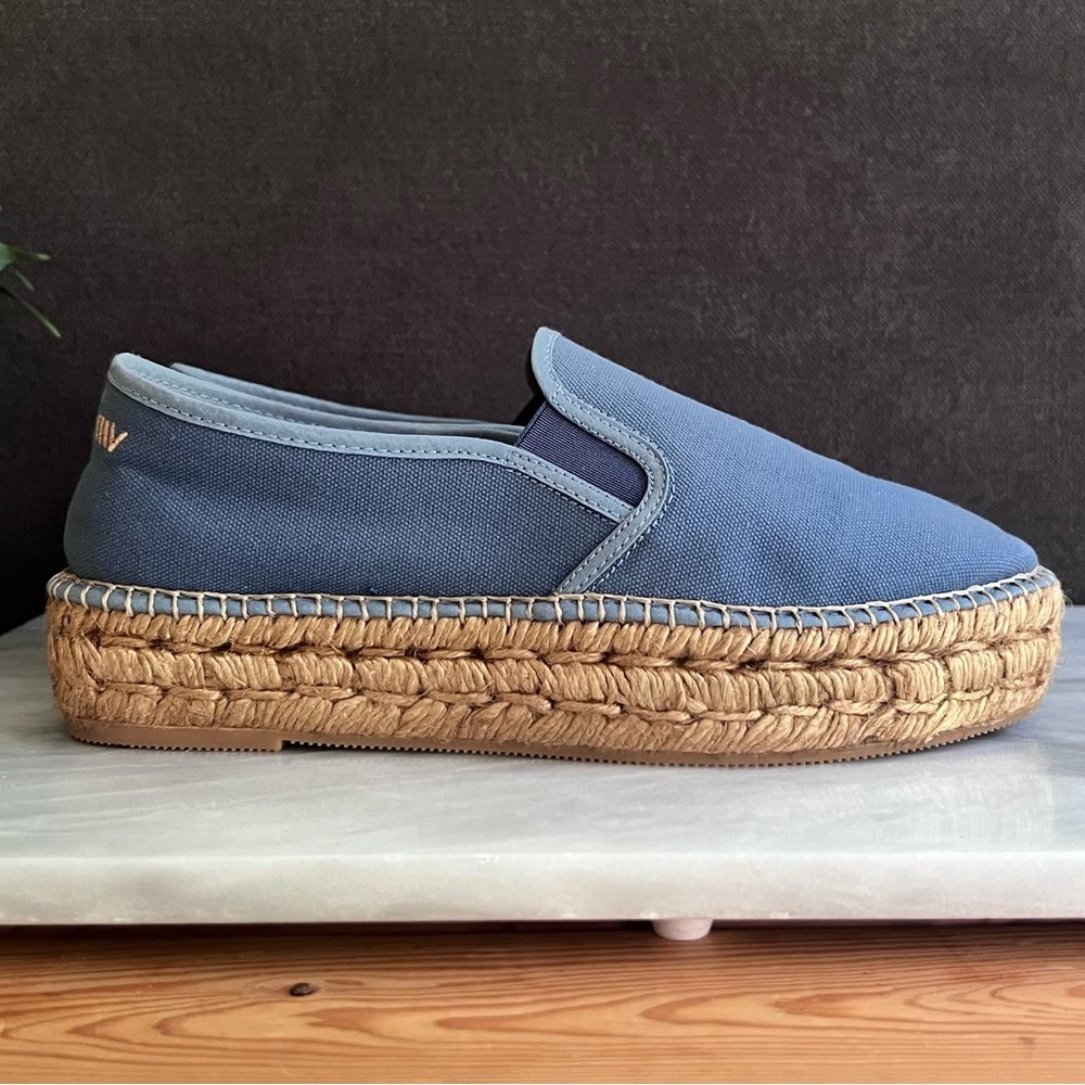 Like New Viscata Shoes Womens 39 Espadrille Blue - Picture 10 of 11